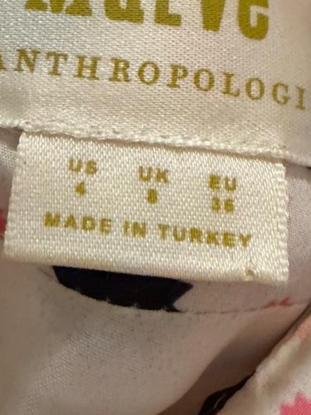 Maeve Bow-Tie One Shoulder Tank from Anthropologie Sz4 - Picture 5 of 12